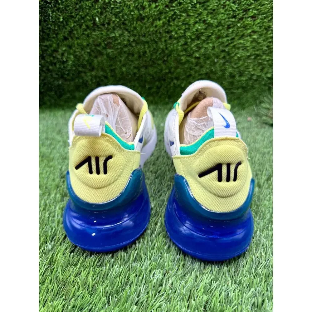 Nike Air Max 270 FN6982-100 Athletic Sneaker Boy 5Y White Synthetic Road Running